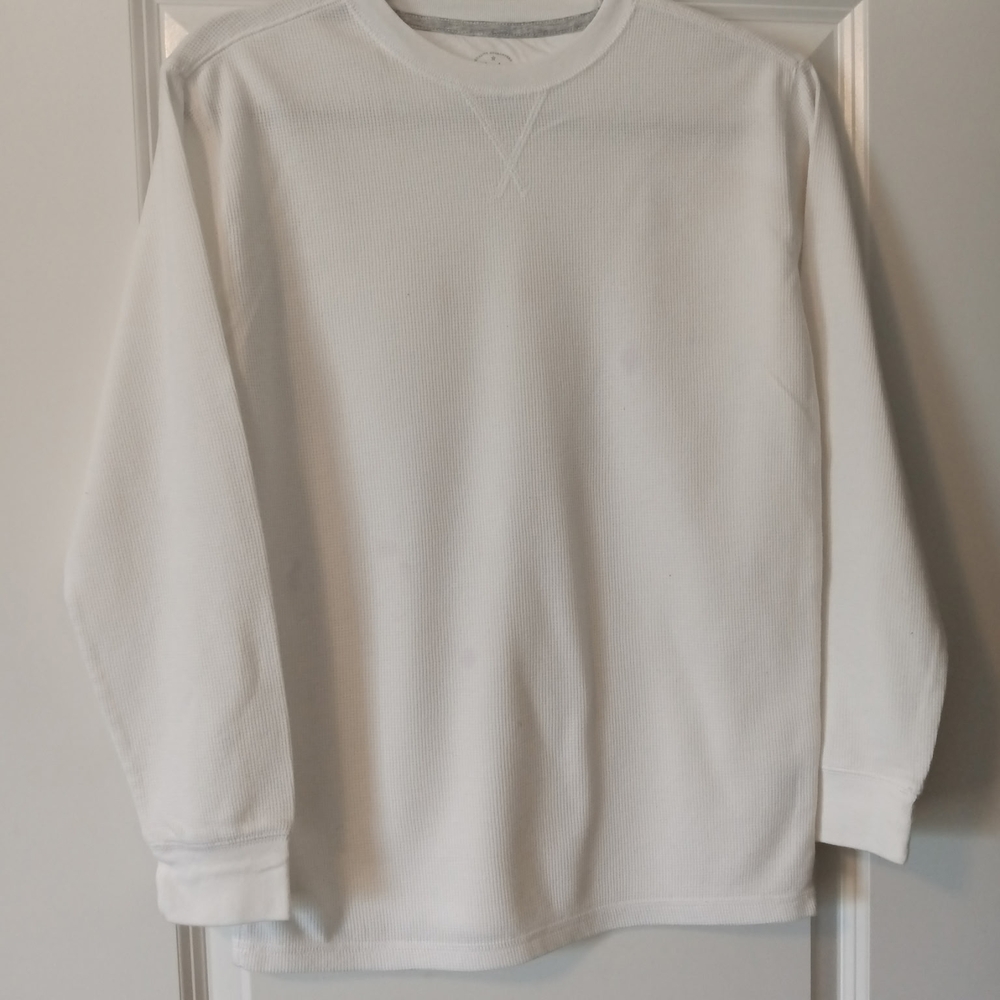 Faded Glory White Thermal Top